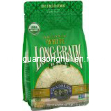 Saco de plástico para o empacotamento longo branco do arroz de Grian / saco do arroz